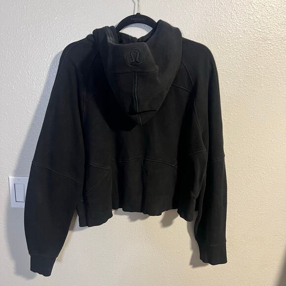 Lululemon Black Scuba 1/4 Zip Hoodie Size XL/XXL - Picture 3 of 4